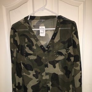 Camouflage Women’s Blouse